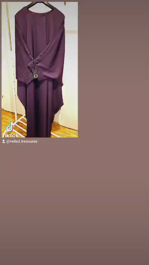 Women's Muslim Abaya Dress New Design Abaya for Beautiful girls/ Veiled Treasures